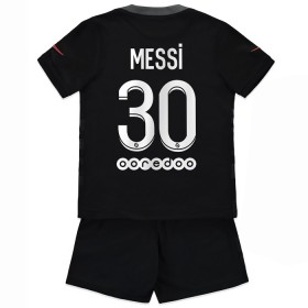 Paris Saint Germain Lionel Messi 30 Bambino Maglia Terza  2021/2022 Manica Corta (+ Pantaloncini)